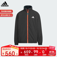 阿迪達(dá)斯（adidas）兒童JK REV BOA JKT運(yùn)動(dòng)休閑棉服外套 KC0214墨綠色