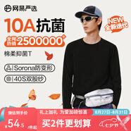 網(wǎng)易嚴選【安心品質(zhì)】超值抑菌T205g棉T恤100%新疆棉10A抗菌七夕送男友 25秋冬長(cháng)袖款-經(jīng)典黑 3XL