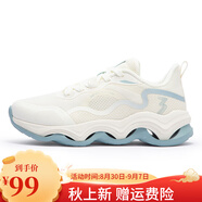 361°女鞋運(yùn)動(dòng)鞋2025秋季新款減震回彈跑鞋訓(xùn)練健身鞋網(wǎng)面透氣運(yùn)動(dòng)鞋女 羽毛白/水霧藍(lán) 40