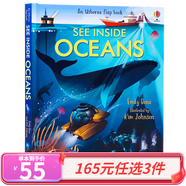 165元3件 usborne出品精裝 英文原版繪本See Inside偷偷看里面揭秘系列大開(kāi)本 幼兒童英語(yǔ)童話(huà)故事圖畫(huà)書(shū) 科普百科常識(shí)翻翻洞洞書(shū) 海洋