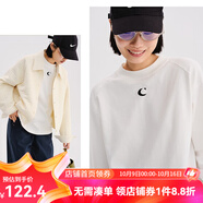 雲(yún)上生活女裝百搭棉字母印花T恤多色可選上衣tT7178X 云白色 M