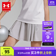 安德瑪（Under Armour）女大童運(yùn)動(dòng)褲裙寬松版型清爽舒適褲裙兒童休閑運(yùn)動(dòng)褲裙252213123 鉛灰紫 140