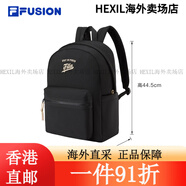 斐樂（FILA）情侶背包2025秋季新款休閑大容量書包雙肩包29升 XS 深黑-BK