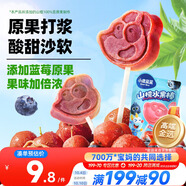 小鹿藍藍山楂果然棒藍莓味106g寶寶零食山楂果脯蜜餞鮮果制作 