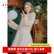 卓雅周末2023春季新款圓領(lǐng)蝴蝶兔子繡花收腰短款針織衫女EJWCCQ49 柔霧粉-預(yù)售7天 L -預(yù)售7天