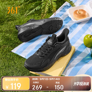 361°運動(dòng)鞋男鞋秋季透氣龍眸SE輕便厚底休閑跑步鞋子男672522202F-5