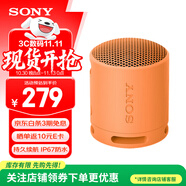 索尼（SONY）SRS-XB100無(wú)線藍(lán)牙音箱 迷你便攜音響 重低音16小時(shí)續(xù)航 戶外低音炮音箱 IP67防水防塵 XB13升級(jí)款 橙色