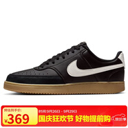 耐克NIKE男子休閑鞋 COURT VISION LOW運動鞋IB2998-004黑白棕42