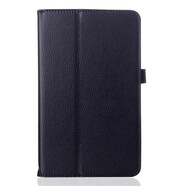 通用三星Galaxy Tab S2 8.0 SM-T715C保護(hù)套T710平板電腦外殼SM-T719C全包邊皮套sm-t713防摔殼支架套 黑色 三星T710/T713/T719c(8英寸