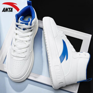 安踏（ANTA）男鞋休閑板鞋2025秋冬新款官方正品潮流厚底高幫運動(dòng)鞋子男款 -2象牙白 42