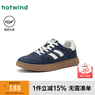 熱風(fēng)男鞋2025年秋季新款網(wǎng)面透氣板鞋男款百搭休閑鞋平底舒適鞋子 06蘭色 38