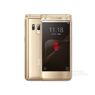 三星（SAMSUNG）Samsung/三星 W2017雙屏幕翻蓋手寫(xiě) 按鍵 老人學(xué)生機備用 黑色 4GB+64GB