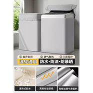 中掌柜波輪洗衣機防曬罩布防水防塵套海爾小天鵝美的全自動(dòng)通用上開(kāi)蓋布 BLXYZ000 升級加厚涂銀加密XXL碼12.5kg以