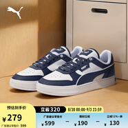 彪馬（PUMA）經(jīng)典復古透氣小白鞋男女情侶款百搭休閑板鞋CAVEN 384953 白-海軍藍-海軍藍-25 42
