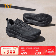 361°運(yùn)動(dòng)鞋男爆沫5夏季網(wǎng)面透氣厚底緩震慢跑步鞋子男672532212-5