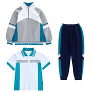 HUALIN FASHION幼兒園春秋園服兒童學(xué)院風(fēng)套裝秋季運動(dòng)會(huì )三件套班服小學(xué)生校服 三件套 100 cm