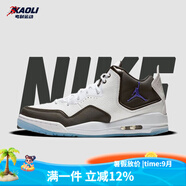 耐克（NIKE）【潮】Jordan Courtside 23簡版AJ23男鞋輕便透氣舒適運動籃球鞋 AR1000-104（黑白） aj23 41
