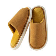 網(wǎng)易嚴選棉拖鞋2025新款秋冬室內居家防滑保暖加絨厚底情侶棉拖女 金沙黃_建議拍大一碼 42 _43_男