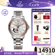 ENICAR啟元系列能量顯示雙日歷瑞士自動(dòng)機(jī)械手表男表 3168/50/325GCP