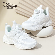 迪士尼（Disney）兒童跑步鞋男女童戶外春秋小白鞋中大童透氣運(yùn)動(dòng)鞋 312雙網(wǎng)  30 