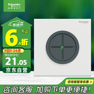 施耐德電氣穿線面板 空白面板帶出線孔 86型暗裝引線面板 境尚系列 純境白