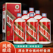 瀘黔貴州貴茅酒國茅飛茅1935醬香型白酒53度純糧高粱大曲坤沙盒裝整箱 53度 500mL 6瓶 貴茅酒（無禮袋）