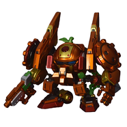 奧飛娛樂(lè ) 壹理創(chuàng  )玩 果寶特攻 菠蘿 香橙 小果戰寶機甲拼裝模型14cm 香橙戰寶 炫色典藏版 普快 現貨