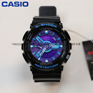 卡西歐（CASIO）G-SHOCK運(yùn)動手表GA-110黑武士GA-110-1B/GB/RG/GA-100-1A1 GA-110HC-1 經(jīng)典黑紫