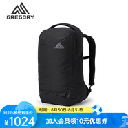 GREGORY 格里高利RHUNE云途 雙肩背包男女城市通勤運動休閑雙肩包電腦包 22L 碳黑色