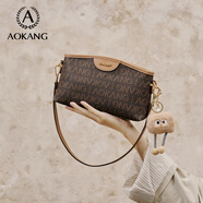 奧康（Aokang）女包新潮復(fù)古斜挎單肩媽媽包女式小方包生日中秋禮物送媽媽老婆
