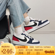 NIKE【滔搏】大童COURT BOROUGH RECRAFT運動(dòng)休閑鞋 DO7446-101 37.5