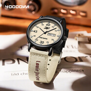 四萬(wàn)公里學(xué)生手表男女同款初高中生考試專(zhuān)用石英表復古工裝風(fēng)生日禮物新年