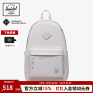 Herschel加拿大赫行 經(jīng)典系列Heritage男女書包通勤包雙肩背包 月光白 24升