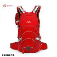 新款登山包20升專(zhuān)業(yè)徒步懸浮背負系統雙肩包騎行背包男女爬山通用 20升紅色懸浮背包568送防雨含手機包罩 帶頭盔網(wǎng) 15-20升