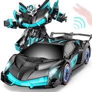 JJR/C變形車(chē)遙控汽車(chē)機器人男孩兒童玩具車(chē)rc遙控車(chē)碰碰車(chē)賽車(chē)生日禮物
