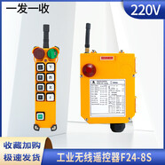 禹鼎工業(yè)無(wú)線(xiàn)遙控器F24-8D/S單速雙速起重機電動(dòng)葫蘆天行車(chē)遙控器 F24-8S一發(fā)一收220V