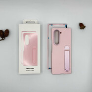 三星（SAMSUNG）適用三星zfold6/7原廠(chǎng)zfold7皮革W26支架手機保護殼原裝6折疊殼 原廠(chǎng) 皮革(粉色支架)原封包裝 三星GalaxyW26通用 zflod7