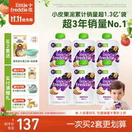 小皮（Little Freddie）西梅蘋(píng)果泥100g*6袋 嬰兒水果泥6月+寶寶輔食泥 歐洲進(jìn)口西梅泥