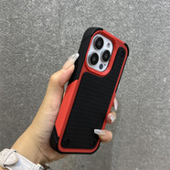 適用蘋(píng)果17手機殼四角防摔iPhone16防滑撞色15ProMax鎧甲保護套14 【紅色+黑】 iPhoneX/XS