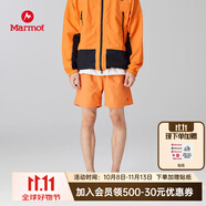 土撥鼠（Marmot）男士夏季戶(hù)外運動(dòng)耐磨透氣 簡(jiǎn)約短褲  Systema 橙色 S