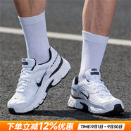耐克（NIKE）官方 男鞋 25秋新款舒適透氣網(wǎng)面鞋運(yùn)動休閑鞋輕盈減震跑步鞋子男 INITIATOR/時(shí)尚百搭/黑白 42 內(nèi)長265mm