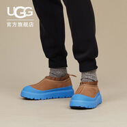 UGG秋季男女同款塔斯曼休閑鞋1144096CBG|栗色/天藍(lán)色42