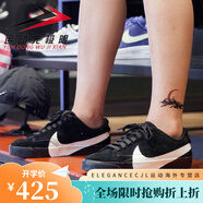 耐克（NIKE）Nike女鞋2021春季大鉤低幫運動休閑板鞋AV2253-001-800 AV2253-001 黑色/麂皮 /主圖款 36