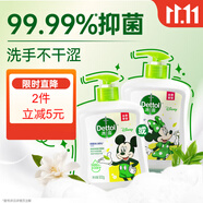 滴露（Dettol）洗手液抑菌滋潤茉莉綠茶500g 兒童洗手液消毒 滋潤護(hù)手米奇米妮版