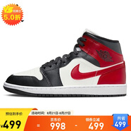 耐克NIKE男女休閑鞋喬丹AJ1 JORDAN 1運(yùn)動鞋BQ6472-160經(jīng)典黑紅36.5