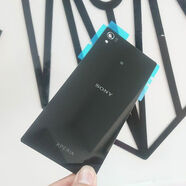 之宋適用索尼Z5P后蓋E6883E6853E6833尊享版手機背殼鏡面銀后蓋 索尼z5p黑色后蓋 外殼