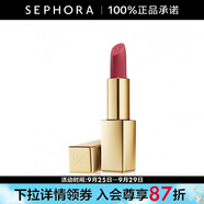 雅詩蘭黛（Estee Lauder）絕色由我絨霧唇膏口紅 生日禮物送女友 3.5g,絨霧420