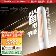 格力（GREE）空調(diào) 云之炫 新三級能效 變頻冷暖 自清潔 大風量 除濕 客廳家用圓柱立式柜機 2匹 三級能效