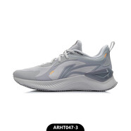李寧（LI-NING）新款越影Element男子透氣減震低幫跑步鞋ARHT04 微晶灰047 39.5