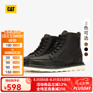 CAT卡特馬丁靴工裝靴男鞋經(jīng)典款BRAVADO輕戶(hù)外復古時(shí)尚牛皮機車(chē)靴 黑色P712947 41